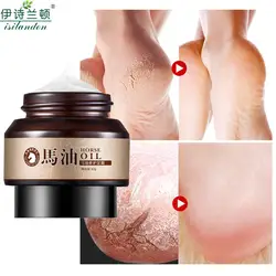 Японский конский масло крем для ног против потрескающейся кожи ремонт увлажняющий крем для грубой сухой и потрескавшейся пятки
