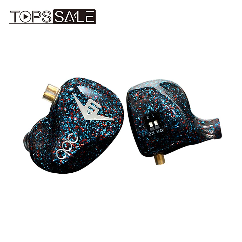 

QDC Anole V6 6BA Balanced Armature Units Professional Monitor HiFi In-Ear Earphones Without Mic 3.5mm Plug