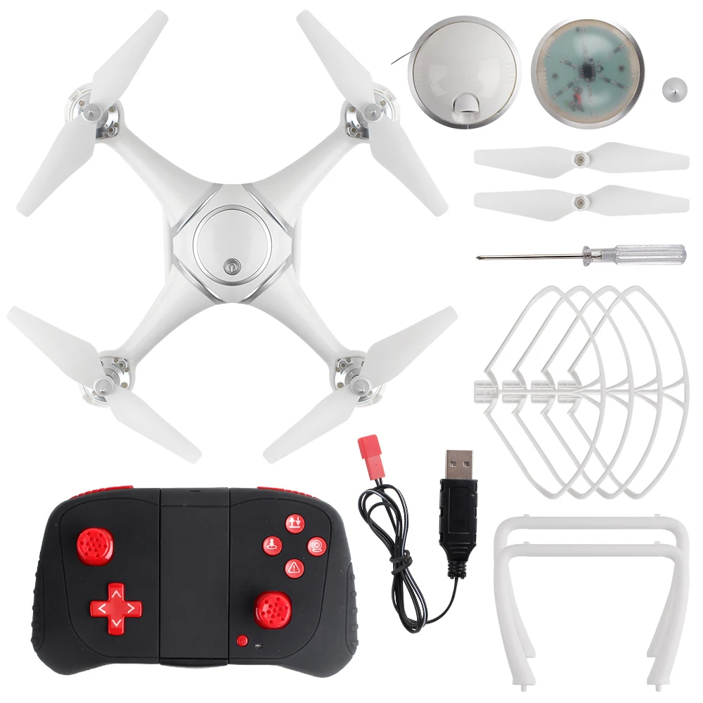 Удерживающий высоту WIFI FPV RC Дрон s7 Безголовый режим Квадрокоптер со светодиодным