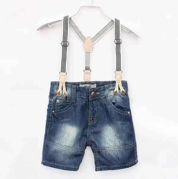 Высочайшее качество европейский и американский стиль; хлопковые джинсы Шорты для детей, короткие брюки для От 2 до 8 лет Детские