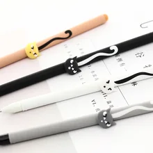 4 шт./партия гелевая ручка для кошек lapices Kawai caneta креативность papelaria ручки canetas милые канцелярские принадлежности kalem boligrafo Школьные Инструменты