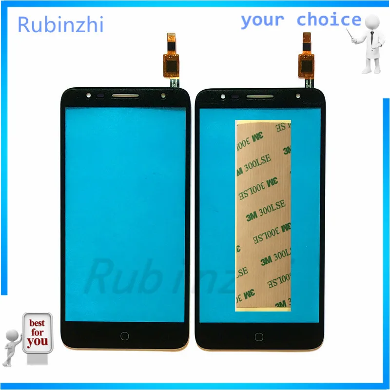 Сенсорная панель RUBINZHI для Alcatel one Touch Pop 4 plus OT5056 5056 5056A сенсорный экран дигитайзер