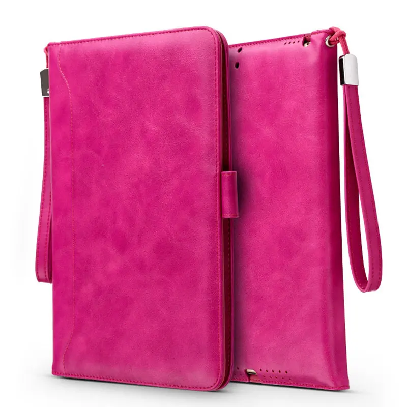 Для Fundas Apple iPad 2/3/4 mini 1 2 3 4 роскошный бизнес Pocketbook PU флип-чехол с подставкой Умный Магнитный чехол для сна