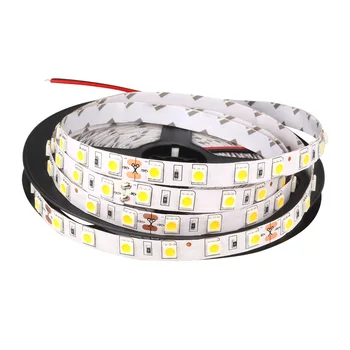 

DC24V LED strip light SMD 5050 DC 12V 60led/M LED Lighting flexible led ribbon Waterproof IP65 IP20 diode tape LED lights