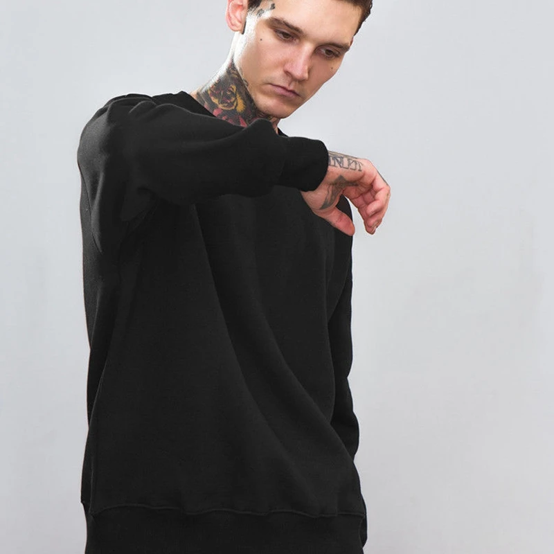 Для мужчин Зимние теплый свитер пальто куртка с капюшоном Slim Fit Толстовка Верхняя