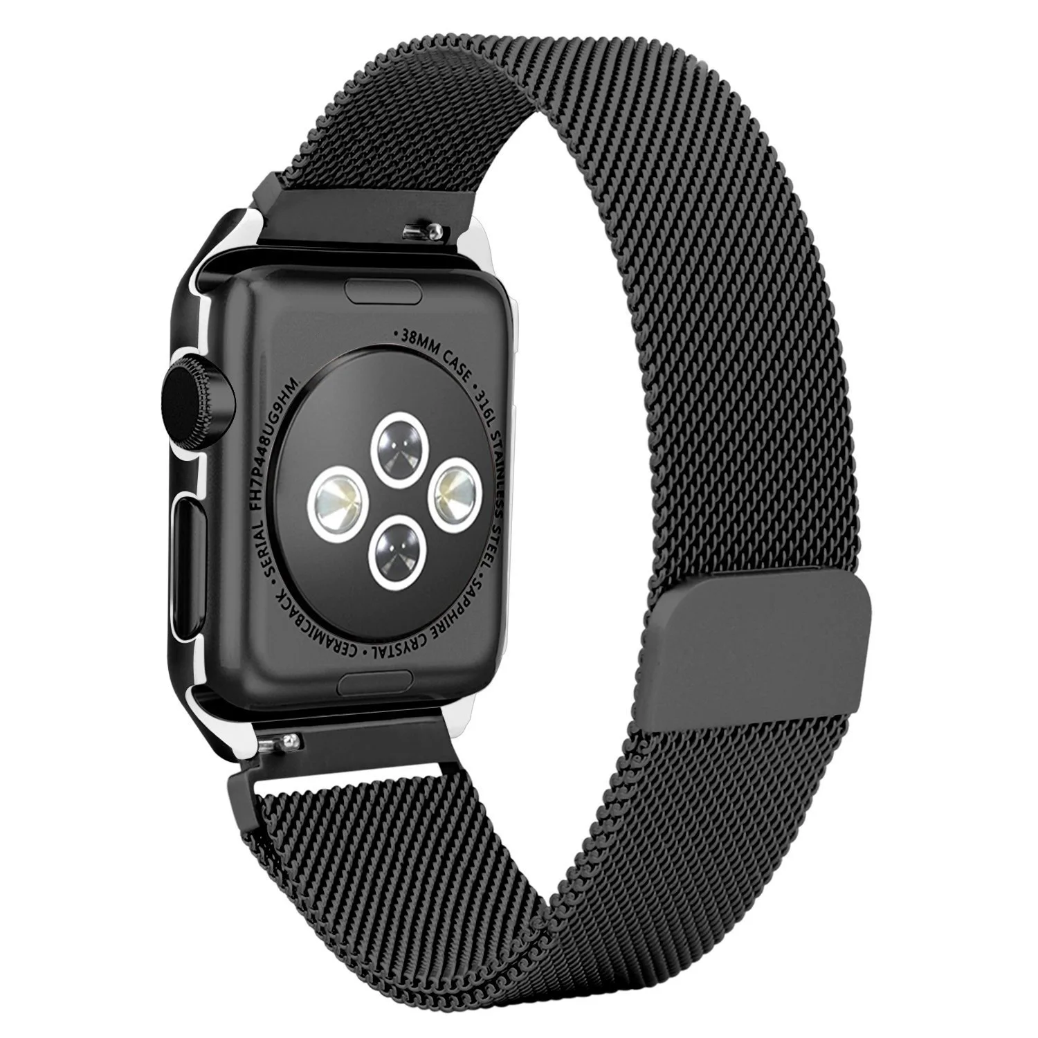 JANSIN Миланская петля для Apple Watch, 42 мм, 38 мм, 44 мм, 40 мм, серия 4, 3, 2, 1, браслет на запястье из нержавеющей стали, ремешок, чехол