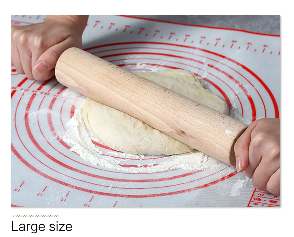 Silicone Mats Baking Liner Silicone Oven Mat For Dough Rolling Fondant Test Non Stick Mats Baking Sheet Pastry Pad Big sizes     (5)