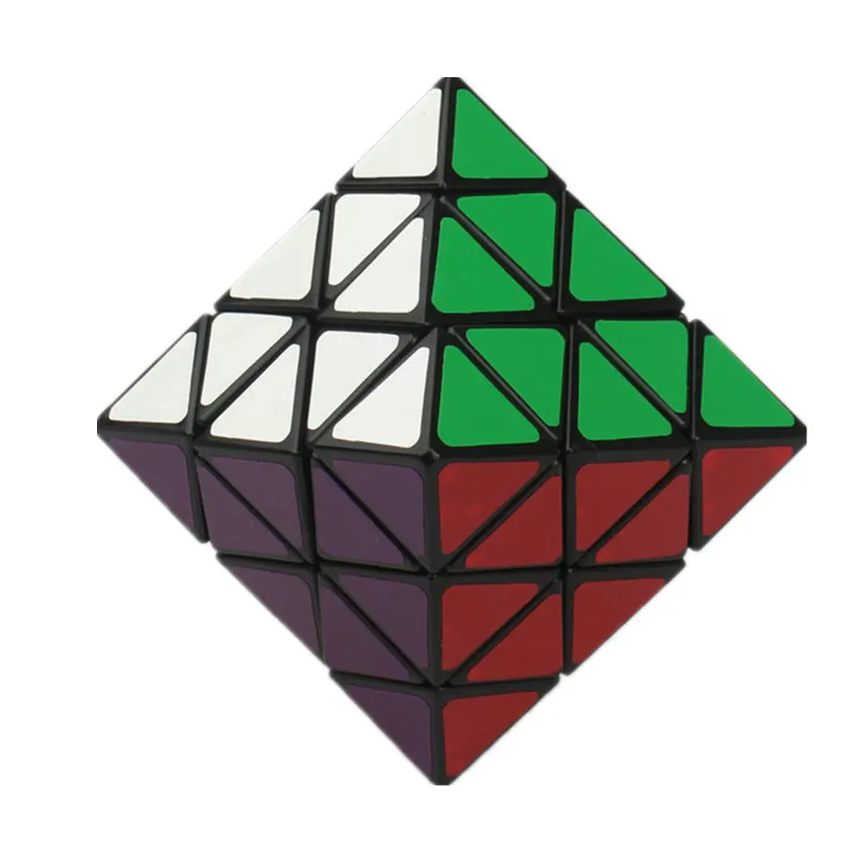 

LanLan 8-Axis Octahedron 3x3 Magic Cube Black Puzzle Educational Toy Special Puzzle Cube Toys For Children Kids Gift Toy