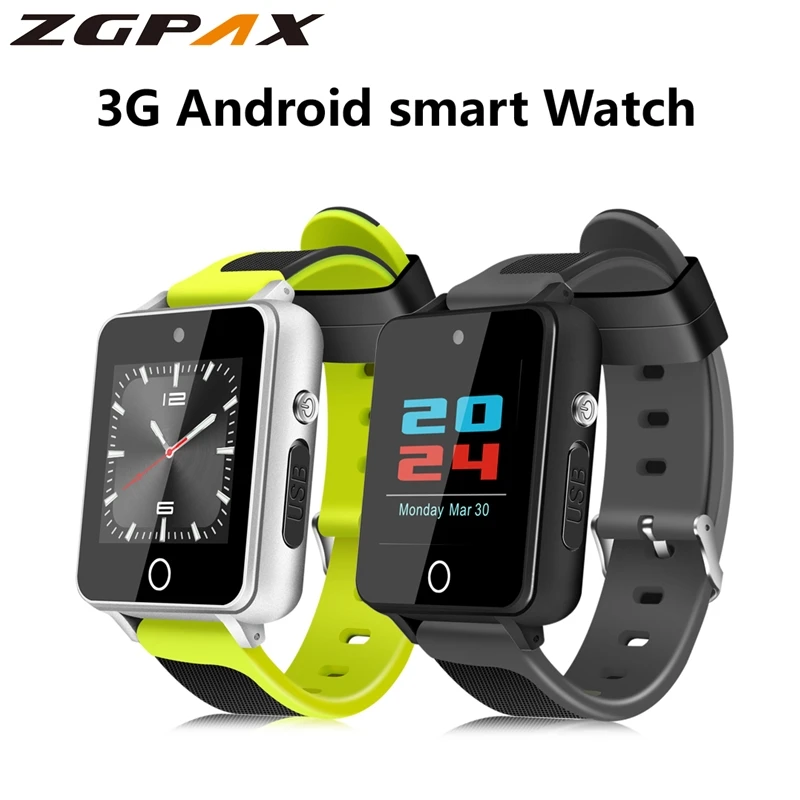 ZGPAX S9 Смарт часы Android 5 1 Mtk6580 Гб + 16 Поддержка sim карты TF Bluetooth 4 0 3g gps Wifi умные с