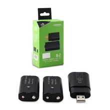 2Pcs Battery Charger Dock Kit for Xbox one Batteria Xbox ones Wireless Controller Gamepad Ni MH
