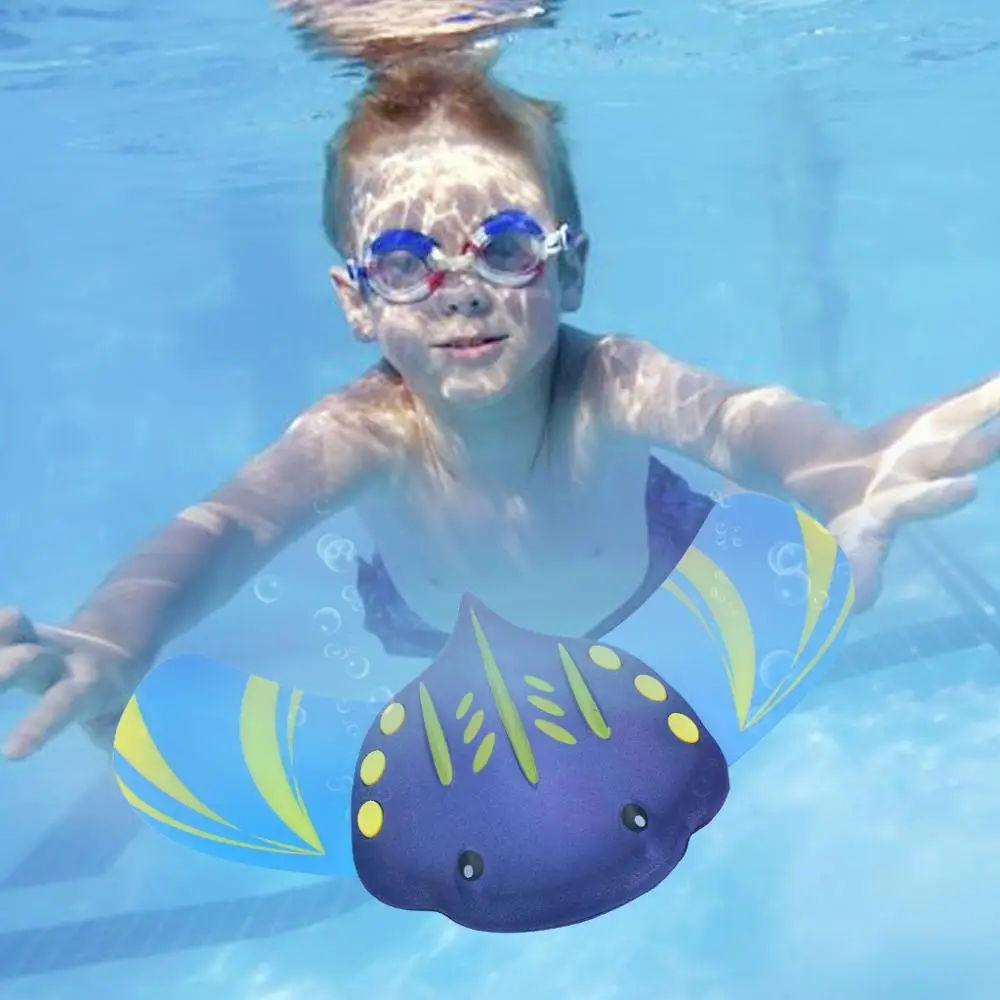 Underwater Glider Swimming Pool Fish Toy Hydrodynamic Stingray Shape Summer Water Sport Toy With Adjustable Fins  (8)