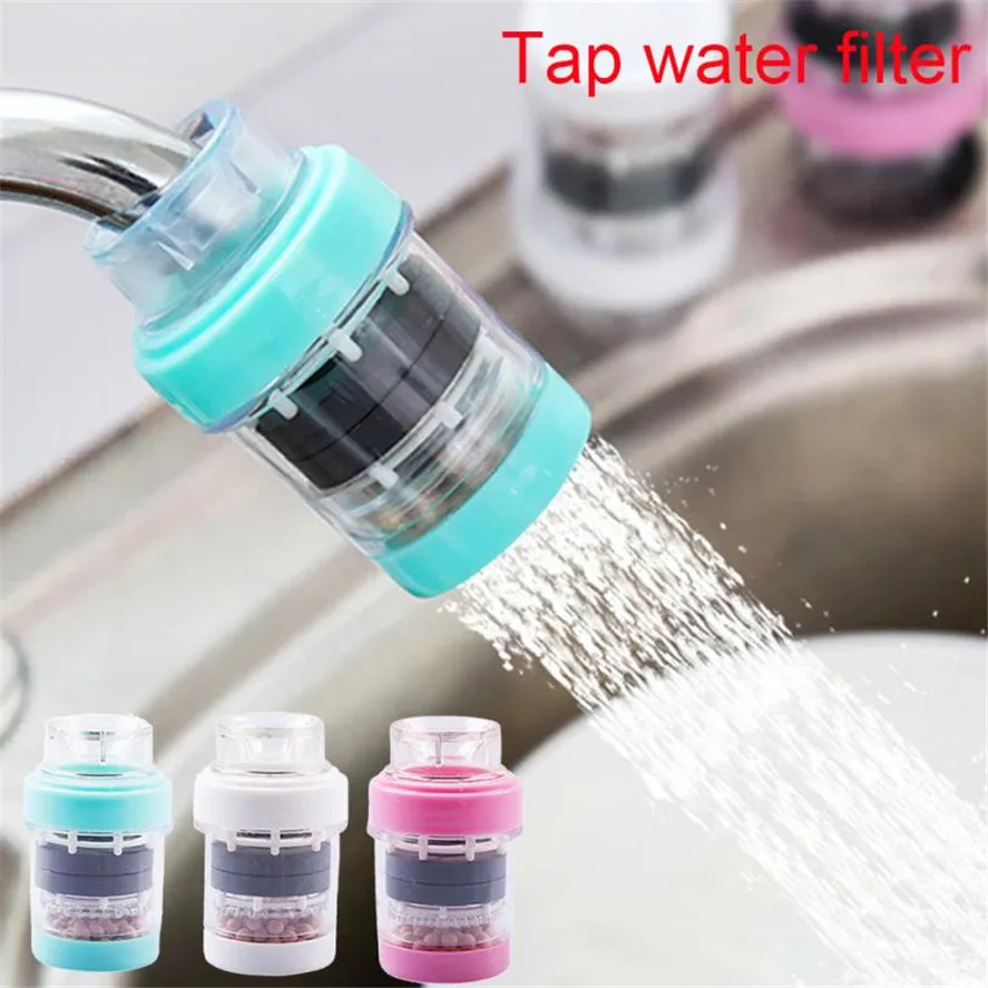 

New Tap Water Filter 1Pc Magnetic Front-Loading Water Clean Filter Faucet Tap Purifier Head Kitchen Bathroom Faucet Extender 35
