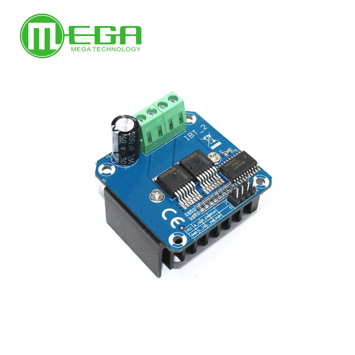 

10 шт. BTS7960 43A H-bridge модуль драйвера двигателя высокой мощности/умный автомобиль/