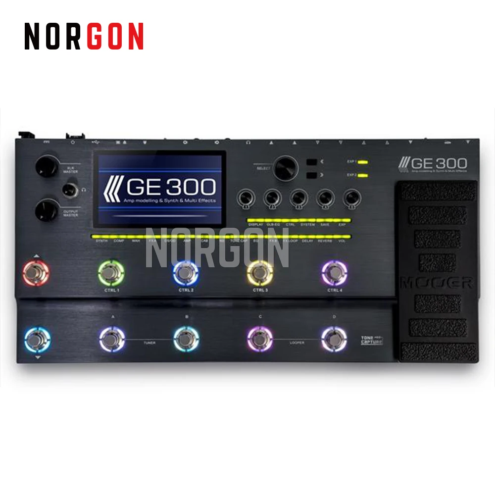 

Mooer Multi-Effects GE300 Guitar Effects Pedal SYNTH ENGINE Processor Tone Capture Dual-DSP AMP Modeling Parts and Accessories