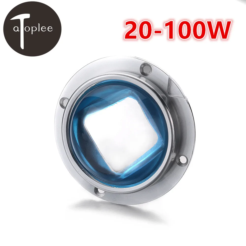 2X 50mm High Quality Clear Glass LENS Reflectors for LED Light//Projector//Camera