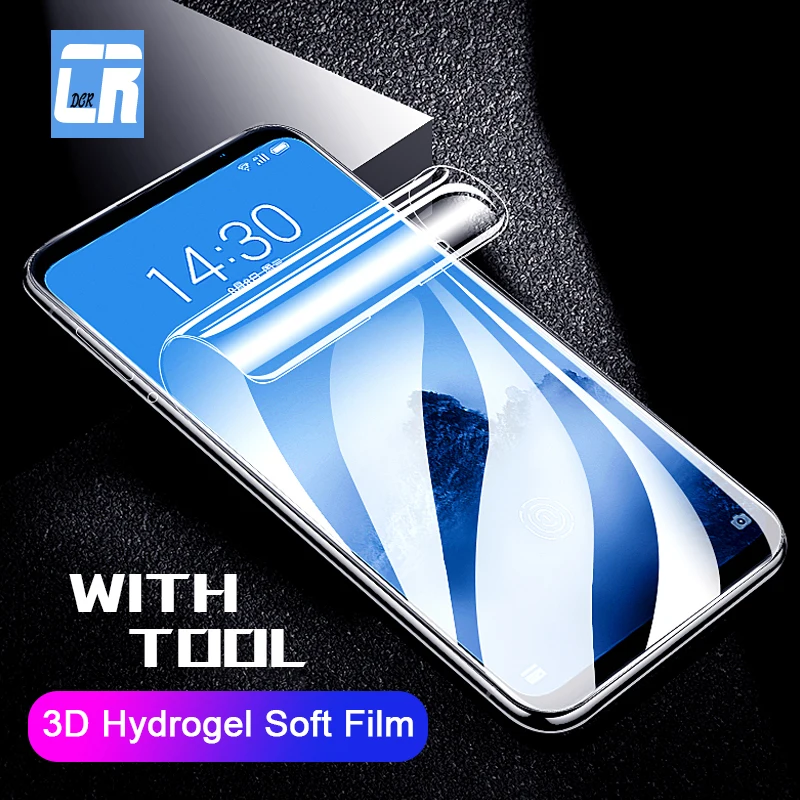 

3D Full Cover Protector Soft Hydrogel Film for Meizu M15 Pro 6 7 Plus Screen Protective for Meizu 15 16 Plus Not Tempered Glass