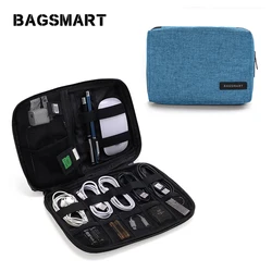 Bagsmart Mens Travel Electronic Accessories Organizer Bags for Data Line Waterproof Nylon Electronics Cable Organizers Bagsmart Mens Travel Electronic Accessories Organizer Bags for Data Line Waterproof Nylon Electronics Cable Organizers