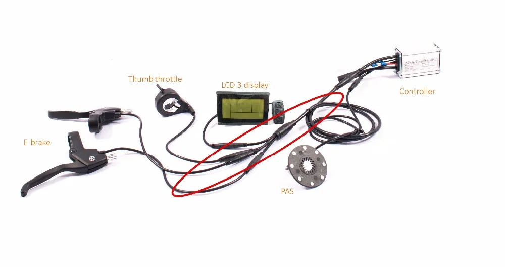 Okfeet Новое поступление аксессуары для электрического велосипеда KT-lcd8h дисплей электровелосипед Lcd Ebike наборы