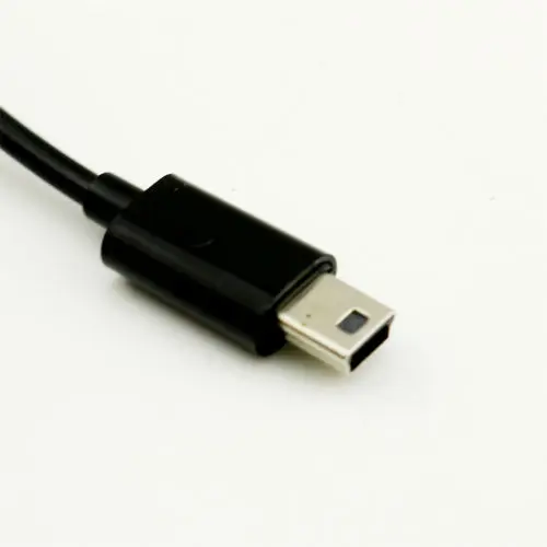 10 قطعة المصغّر USB B 5 دبوس الذكور إلى ميني USB B 5 دبوس الذكور لولبية ملفوف كابل محول 3FT