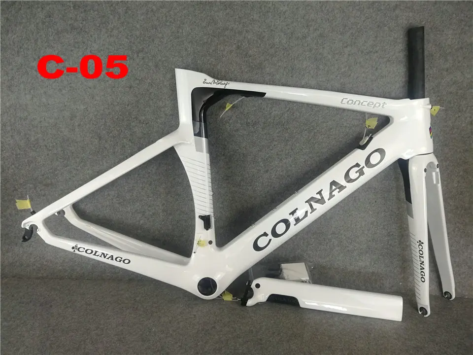 13 цветов на выбор синий Colnago концепция карбоновая рама для велосипеда набор углеродных дорожных Рам BB386 XS/S/M/L/XL Colnago руль щепка логотип