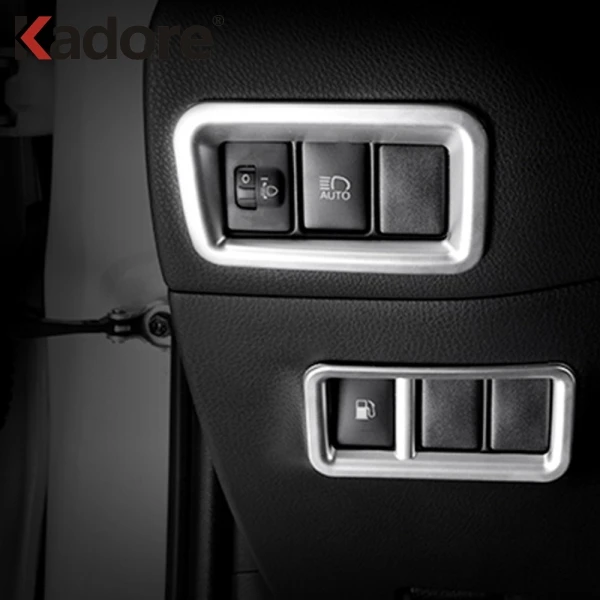 Для Toyota C HR CHR 2016 2019 кнопочный переключатель фар из углеродного волокна