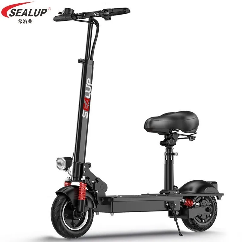

SEALUP Generation Drive Electric Folding Car Electric Scooter Two-wheeled Scooter Mini Electric Car Battery Car Black