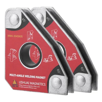 

2pcs Multi-angle 30°60°45°90° Welding Locator Magnets Corner Arrows Welder Holders Soldering Tools Right Angle Fixing Tool