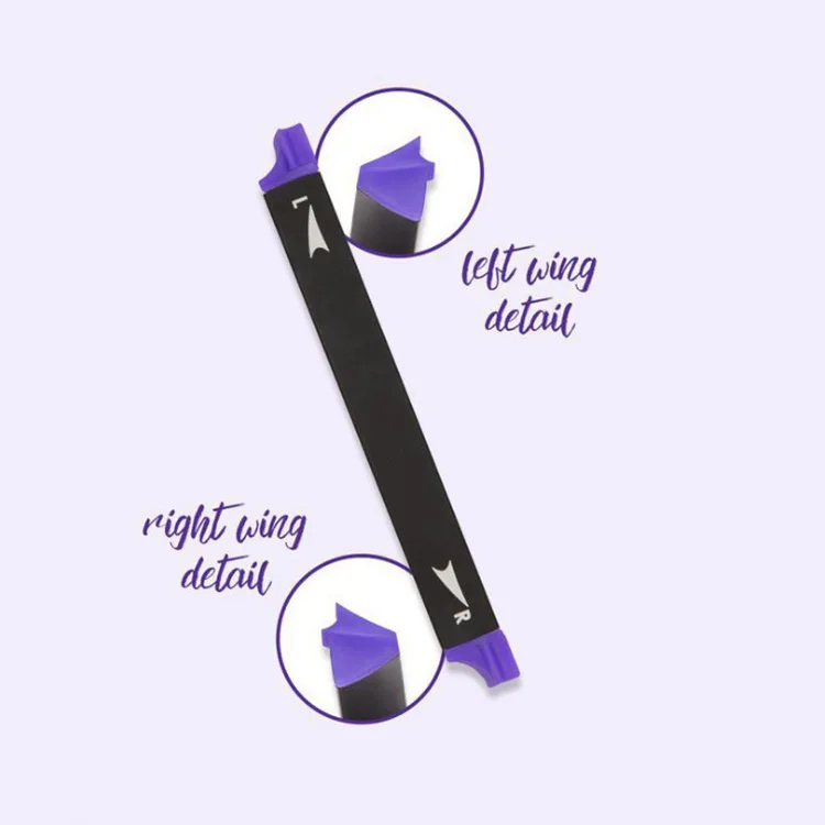 3 حجم الطوابع كحل أداة الجمال فرشاة للمكياج جديد الجناح نمط هريرة كبير حجم سهلة ماكياج القط العين الجناح النساء أداة التجميل