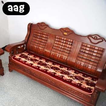 

AAG Modern Printed Flower Sofa Cushion Mat Home Decorative Living Room Couch Chair Cover Cushion Comfort Cotton Sofa Pad Cover