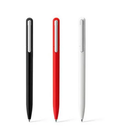 Оригинальная гелевая ручка для подписи Xiaomi 9,5 мм, 0,5 чернила, гладкая швейцарская заправка MiKuni, японские чернила, черные заправки для офиса и школы - Цвет: Белый
