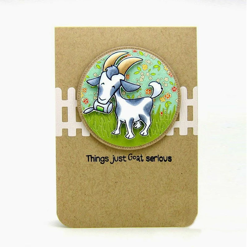 Печать с рисунками коз животных прозрачный силиконовый штамп/печать для скрапбукинга DIY/фотоальбома декор для изготовления открыток