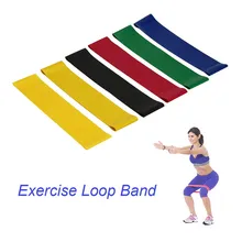Эспандер для физических упражнений петля ленты домашнее оборудование для тренажерного зала фитнеса эластичные ленты Премиум натурального латекса 6 цветов#2d07