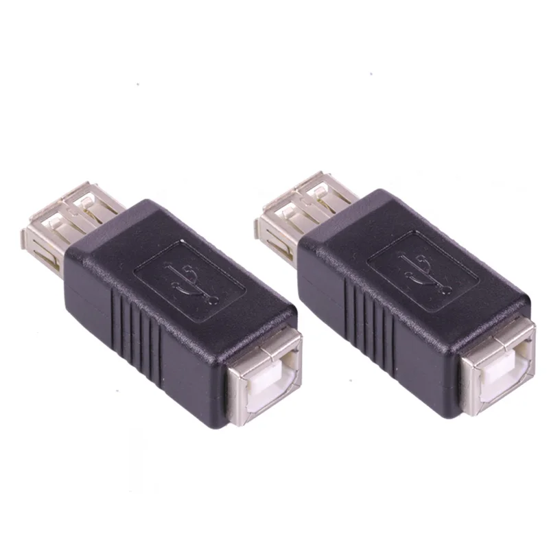 USB AF-BF коннектор USB A гнездовой разъем в B гнездовой разъем 2,0 адаптер AF/BF USB конвертер для устройств компьютерного принтера