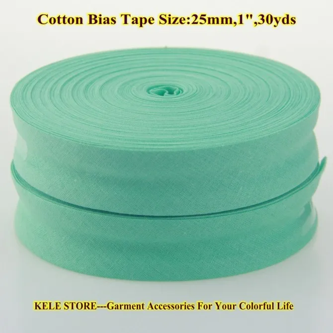 Free shipping DIY Cotton Bias tape width25mm,30yds/lot,cutting tape