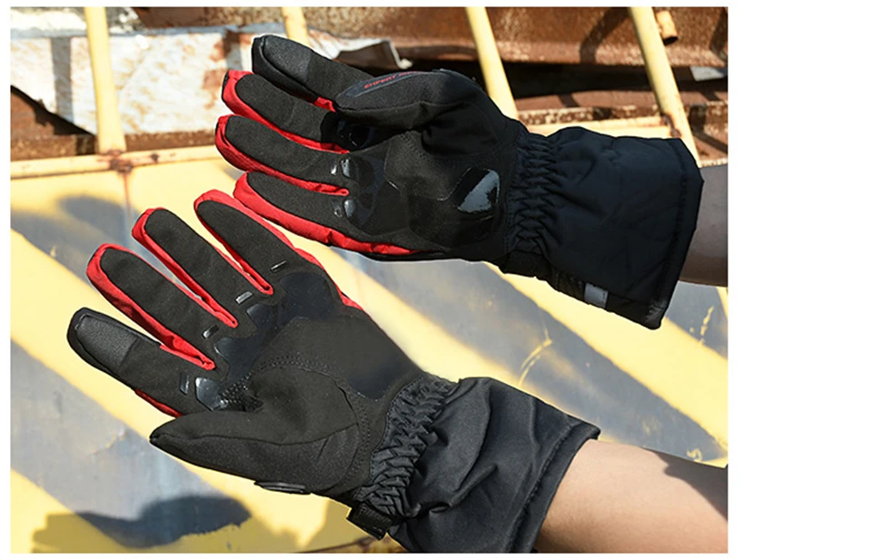 Foxcncar motorcycle gloves 100% Waterproof windproof Winter warm Guantes Moto Luvas Touch Screen Motosiklet Eldiveni Protective (22)