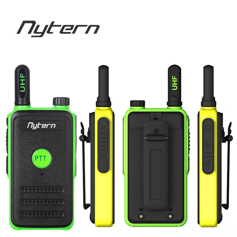 

2PCS Nytern Handheld Walkie Talkie Portable Ham Two Way Radio High Power Intercom Outdoor Mini Walkie TalkieTransceiver