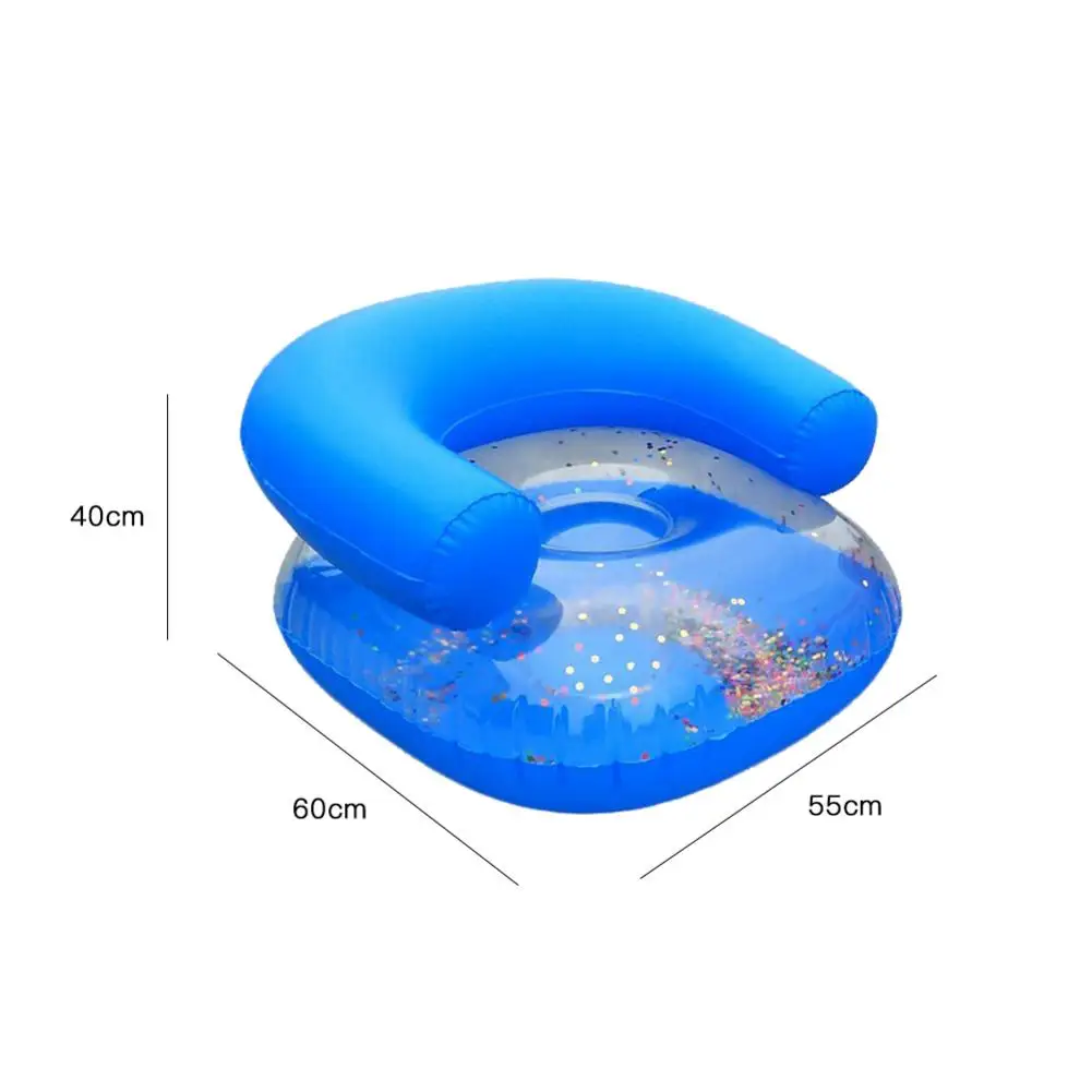 Профессиональный 1 шт. надувной игрушечный диван аксессуары для плавания сиденье из ПВХ для детей-синий/розовый