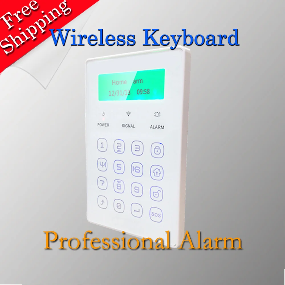 Hot Selling Free Shipping 433MHz Capacitive Wireless Keyboard Control