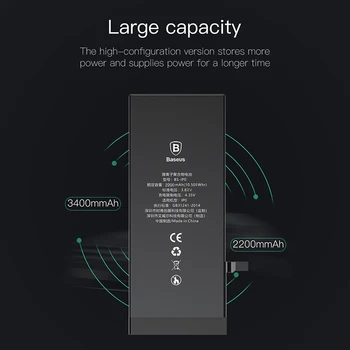 Battery For 6 6s 6 s 7 8 Plus Original High Capacity Bateria Replacement Batterie For X Xs Max Xr 7P 8P 1
