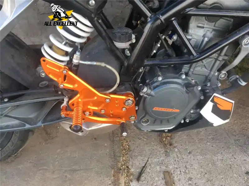 Soporte fußrastenhalter fußraste trasera derecha ktm 390 Duke 13-16