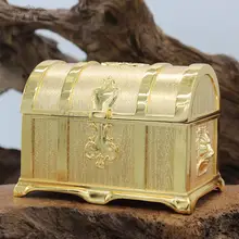 Креативная винтажная шкатулка для драгоценностей креативная металлическая коробка для хранения ювелирных изделий красивая золотая коробка для хранения s