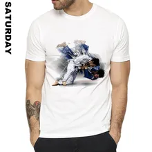 Мужская Эволюция дзюдо Дизайн забавная футболка для мужчин и женщин, унисекс Удобная дышащая Футболка мужская уличная одежда