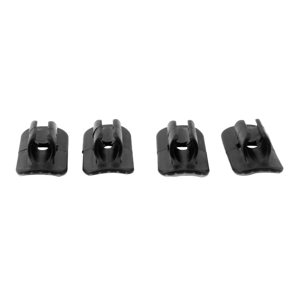 4pcs Bike Bicycle Motorbike Hydraulic Oil Cable Guide Adhesive Base Clips Brake Shifter Lines Housing Zip Tie