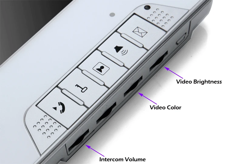 RAYKUBE Проводной видео-телефон двери внутренной связи Системы с 7 дюймов ЖК-дисплей мониторы RFID считыватель и Камера Электрический Чеканный замок на дверь