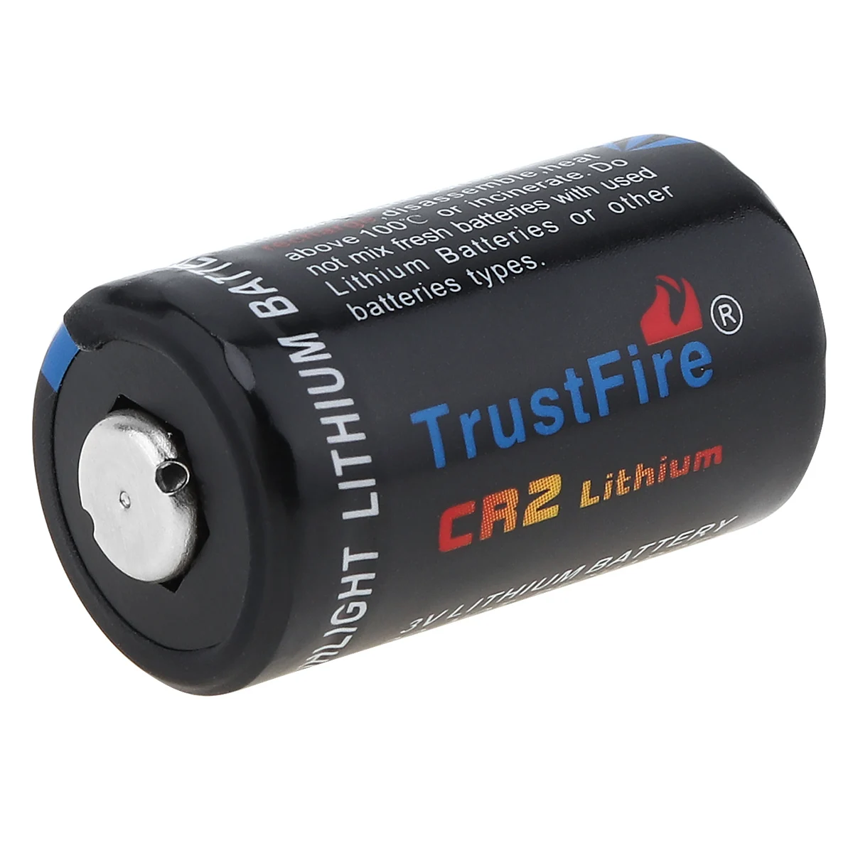 TrustFire 2 шт./лот CR2 3V 750mAh литиевая батарея с предохранительным клапаном для