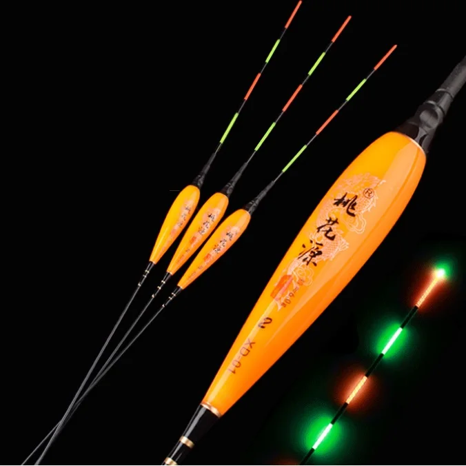 

Large floating LED Tail standing float for deep water fishing large carp 3 pcs with battery 425