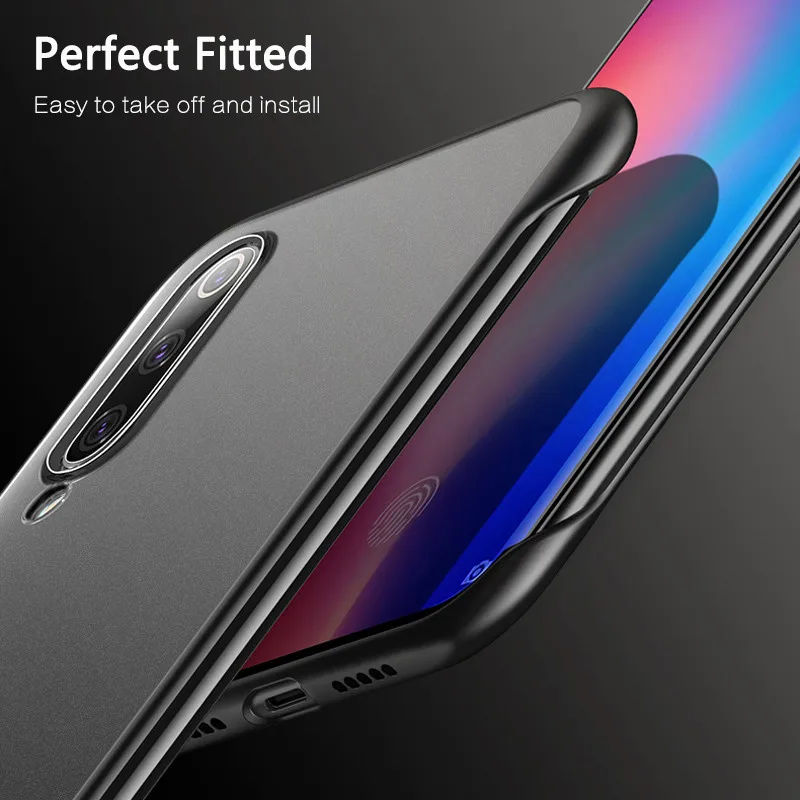 USLION ультра тонкий безрамный чехол для телефона Xiaomi 9 SE 8 Explorer Redmi K20 Pro Прозрачный