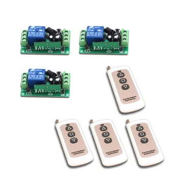 

DC 12V 24V Wireless Remote Switch 10A Remote Control Switch Teleswitch Radio Control Switch Relay Transmittter 315Mhz 433Mhz