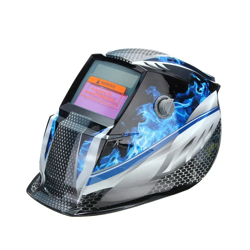 

Bule Flame Solar Auto Darkening Welders Welding Helmet Mask+Grinding Mode Automatic Welder Filter Lens
