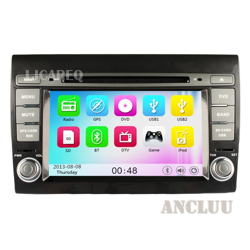 7 inch Car DVD GPS For Fiat Bravo 2007 2008 2009 2010 2011 2012 Car Stereo